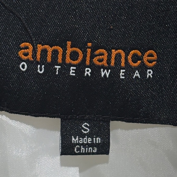 Ambiance White Teddy Jacket S - Picture 2 of 3